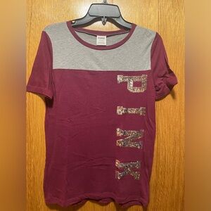 PINK Colorblock oversized top